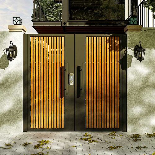 开门不锈钢铝合金别墅庭院大门户外门单小院入户庭院门