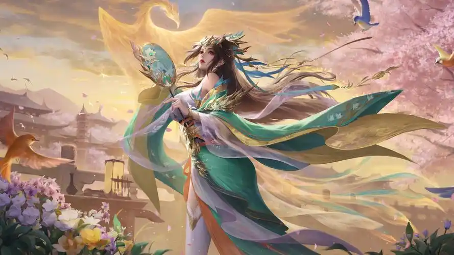 0203-三国杀 手机壁纸 电脑壁纸 张昌蒲 步练师 王元姬 小乔 大乔