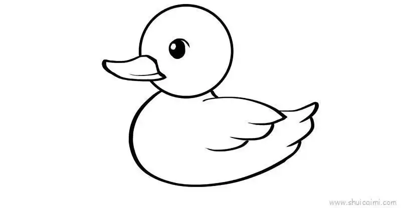 网-47kb有意思又简单的简笔画巧克力蛋糕卡通动物简笔画可爱的小鸭子