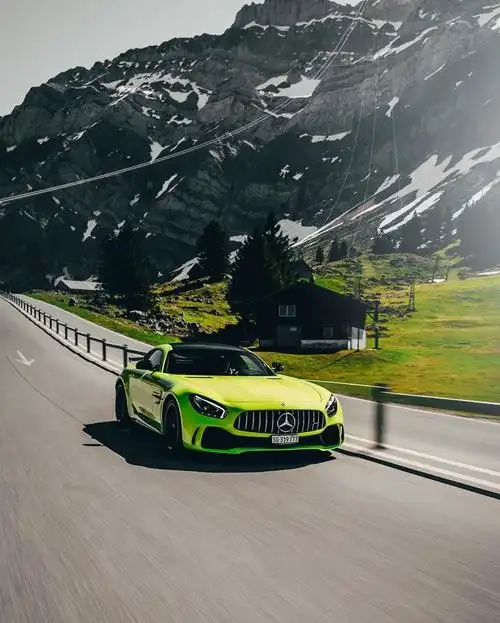 奔驰amggtr绿魔这颜色真tm像极了爱情