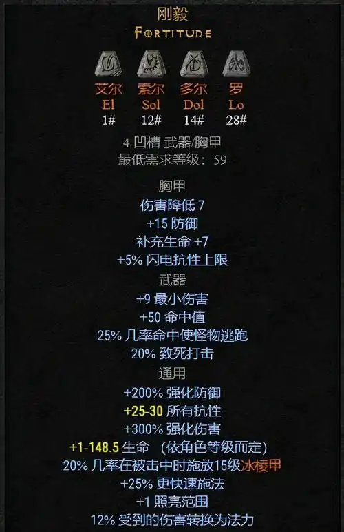 暗黑破坏神2重制版符文之语大全图解,暗黑2常用符文之语_上分宝