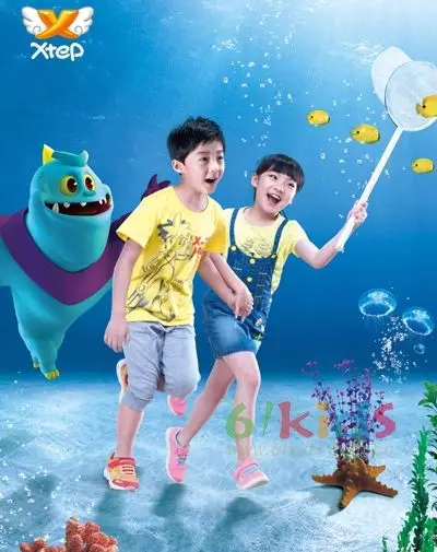 特步儿童夏季新品酷爽上市