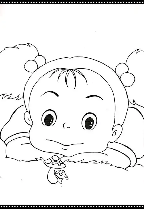 宫崎骏王国——《龙猫》小梅(超详细零基础马克笔手绘教程) - 简书