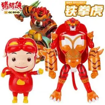 一步一步画铁拳虎简笔画