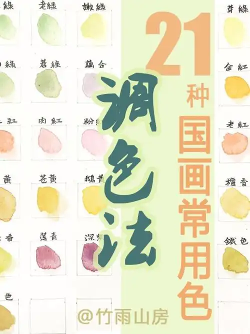 国画调色