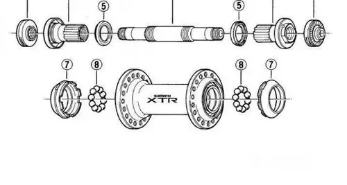 但是,4培林与2培林后花鼓,结构上却有少许区别,主要在于 荆轮部位