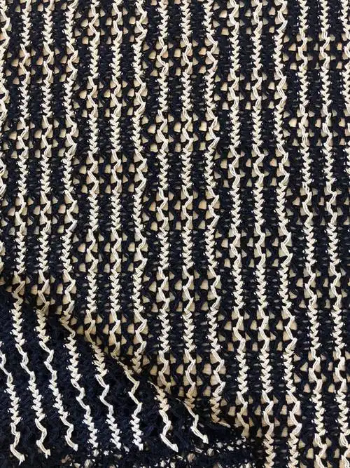 供应针织 粗针经编提花面料 经编网布提花