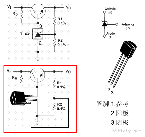 还有常用的稳压ic tl431