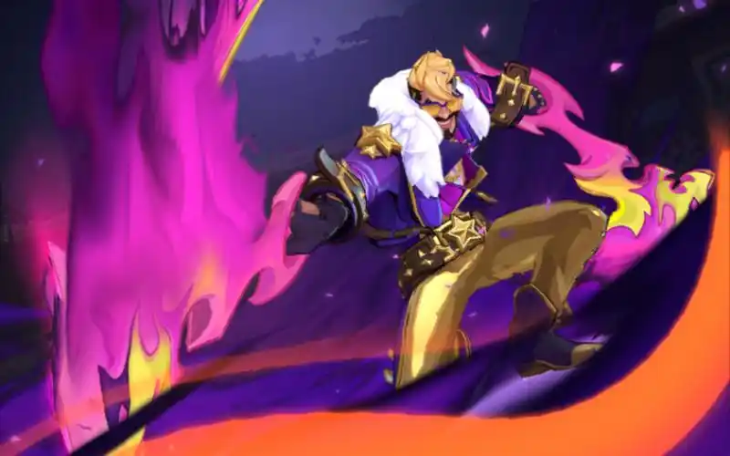 lol手游~[4k]mini6上的斗魂耀世~德莱文&斗魂无双按键皮肤