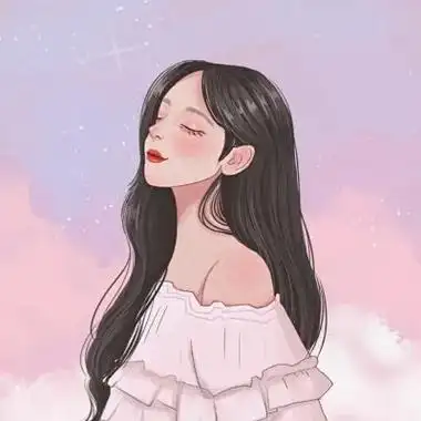 手绘插画风人物头像