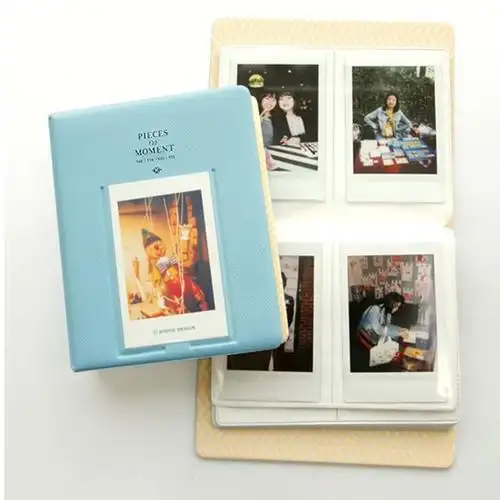 特价包邮 家庭标准迷你3寸照片插页式拍立得相册本 奶牛纹3寸相册