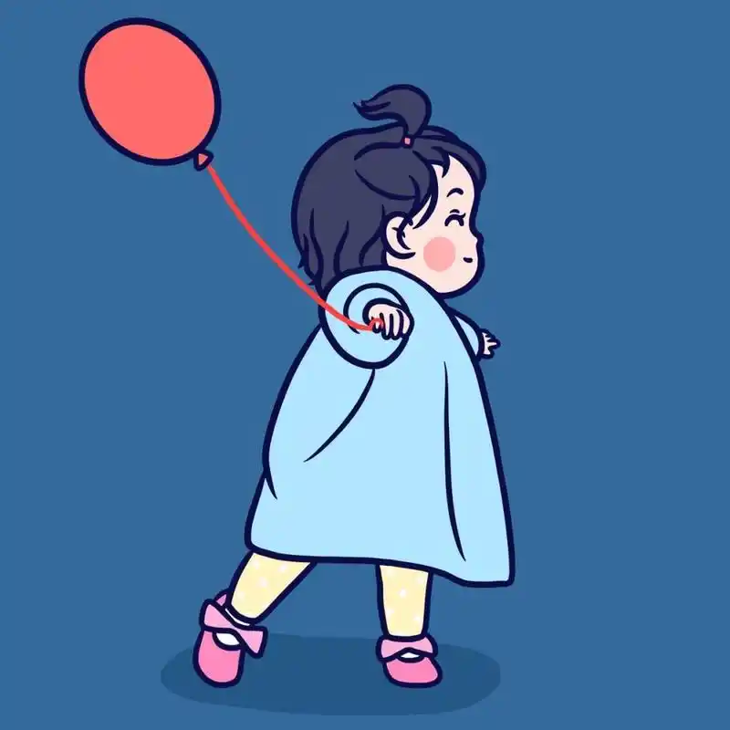 可爱娃娃小头像系列插画|画小孩可以治愈我 好多人呼吁我继续画小孩.