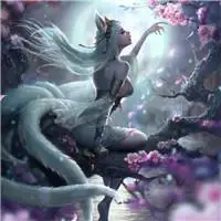 九尾狐头像图片大全妩媚好看的二次元九尾狐头像图片