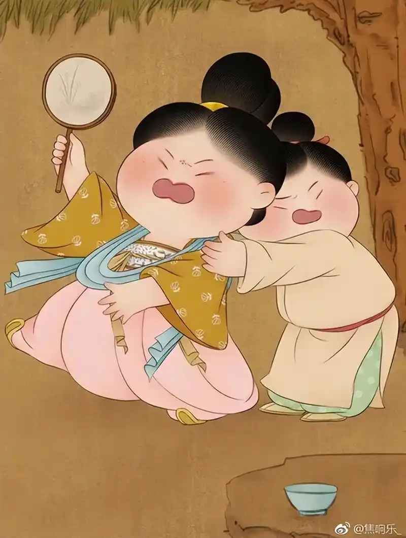 圆润唐风美人图,以胖为美的"唐范儿"美人来了