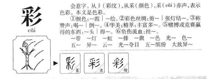彩字五行属什么