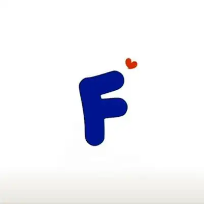 蓝色简洁的字母头像图片