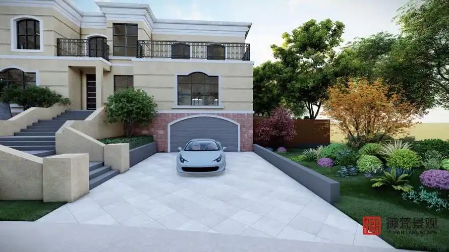 独栋现代中式别墅庭院设计,御梵景观,每一个角度都是风景,乐享度假