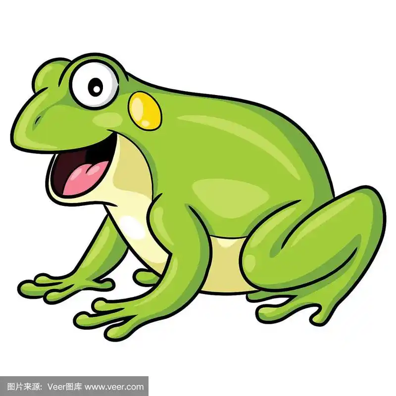 frog cartoon style