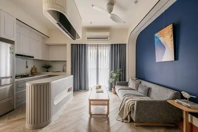 42平loft小公寓,功能齐全,这样装修还显大