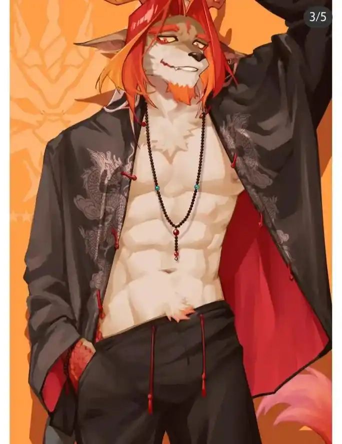 furry兽人 #兽图 #腹肌 - 抖音