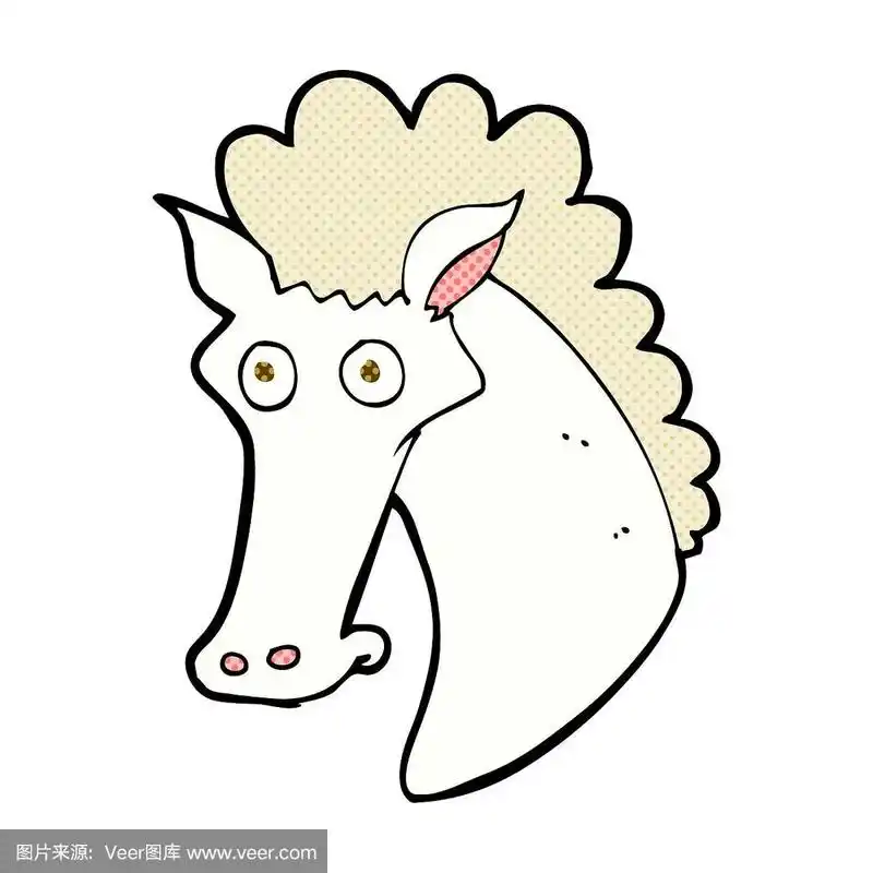 卡通马头
