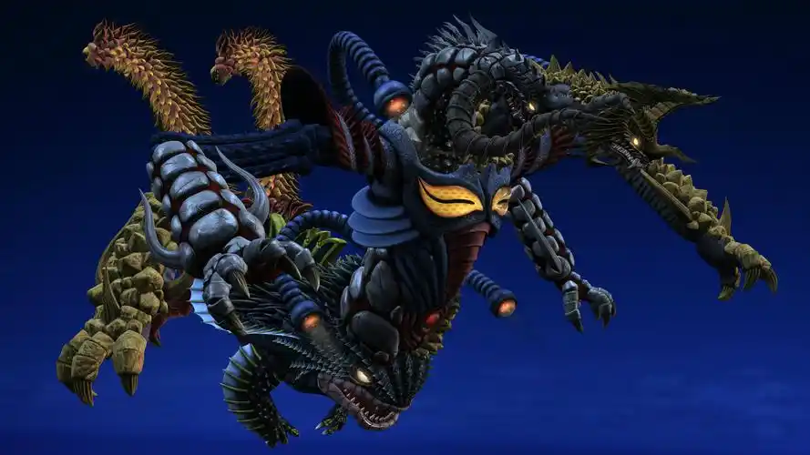 p>究极合体怪兽吉咖奇美拉,登场于特摄电影《 a target="_blank"