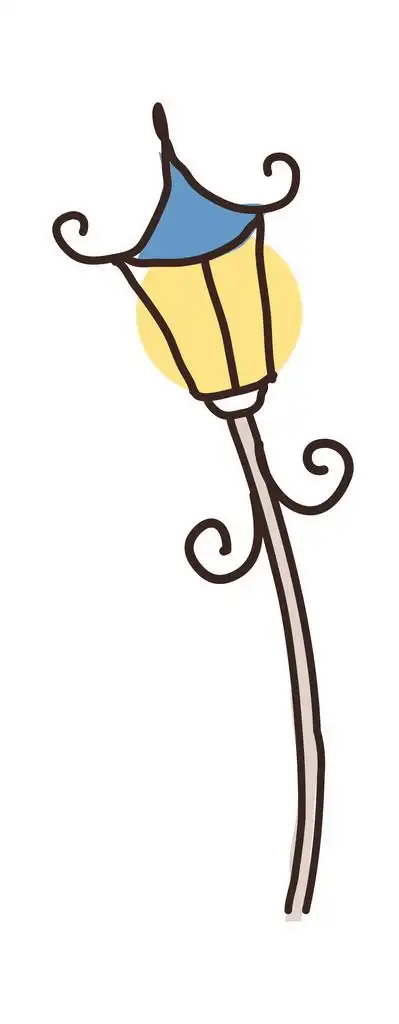 路灯,矢量,在白色背景上的路灯