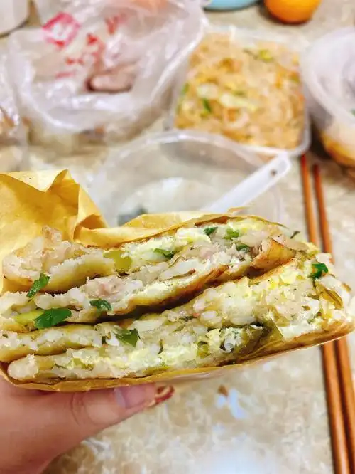 临海特色美食周太麦饼