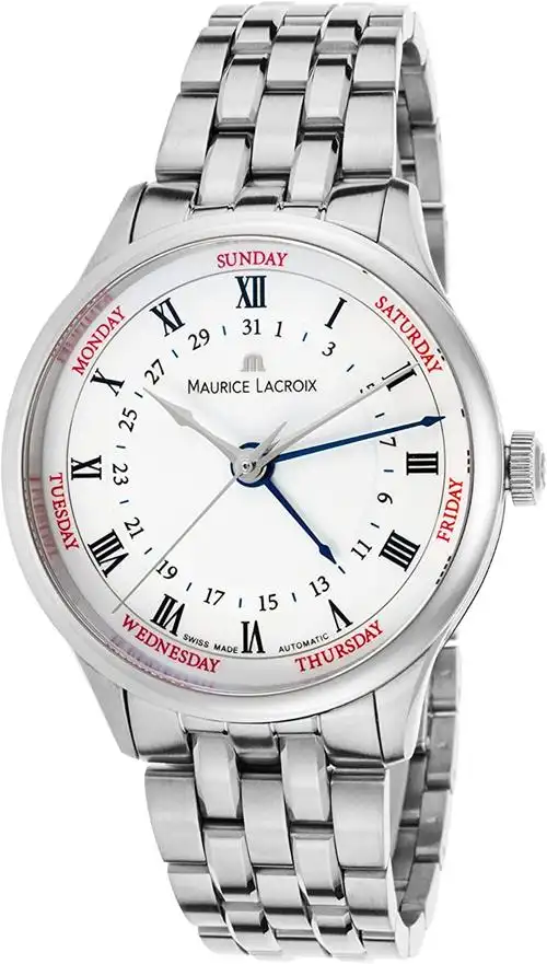 002-112 男士 masterpiece cinq aiguilles 自动 ss 白色表盘 ss 手表