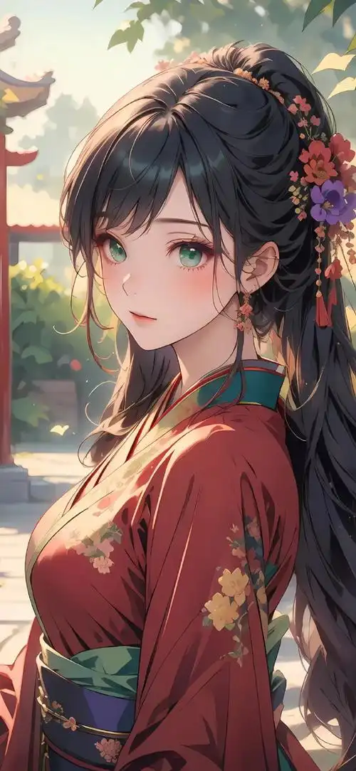 无水印动漫壁纸#二次元古风壁纸