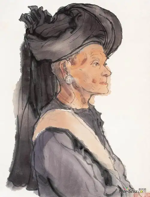 澜沧彝族女族长周令钊中国画艺术作品欣赏