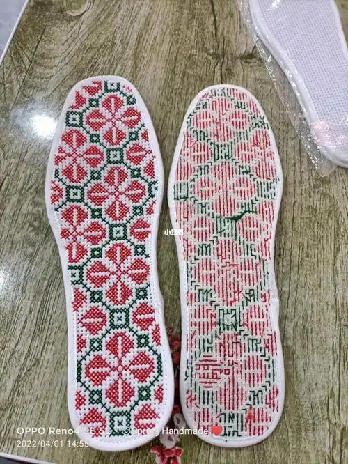 手工刺绣鞋垫