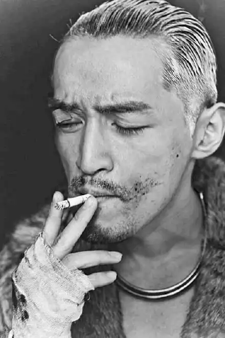 胡歌颓废沧桑风痞帅黑白写真图片29