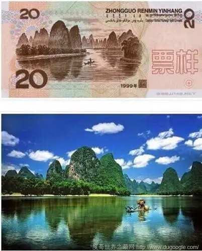 不知道大家有没有注意过人民币背后的那些风景,你们都知道它们背面的