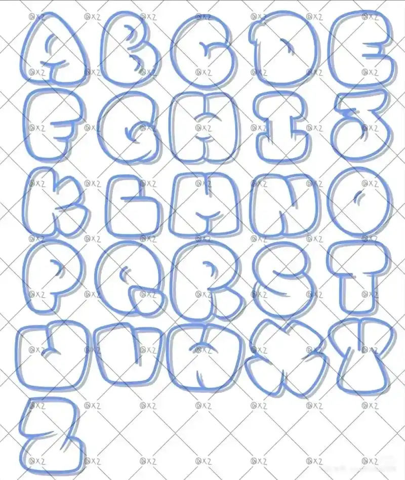 shabi #手绘字母 #我的神仙姐妹 - 抖音