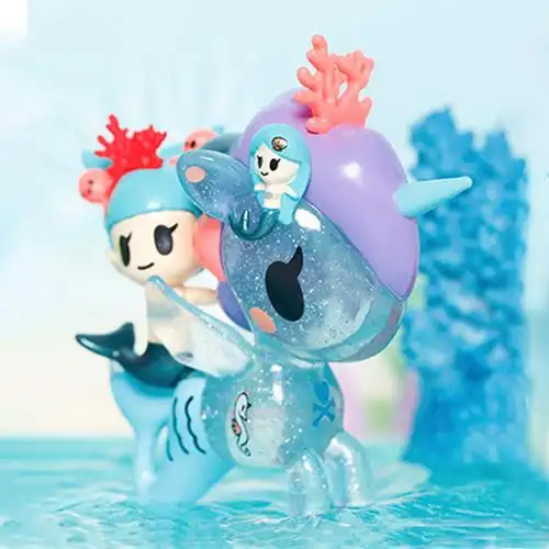 tokidoki独角兽盲盒美人鱼家族4代可爱软萌少女手办潮玩盲盒