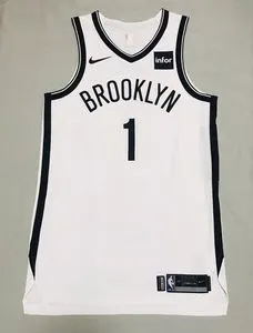 dlo 拉塞尔 nike篮网主场au球员版球衣