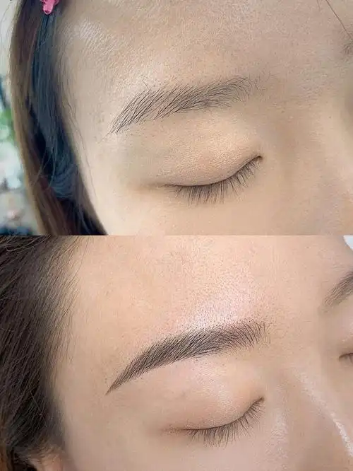 丝雾眉美美哒,做完和效果图是一样的,老师都很专业,品味好,过程没有不