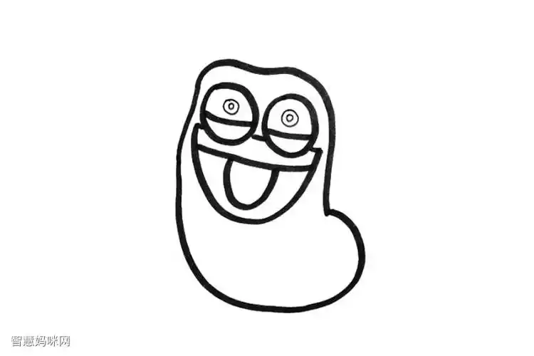 爆笑虫子 红虫子怎么画