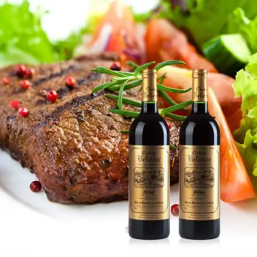 美景古堡金装梅多克典藏干红葡萄酒 至尊雪花和牛礼盒