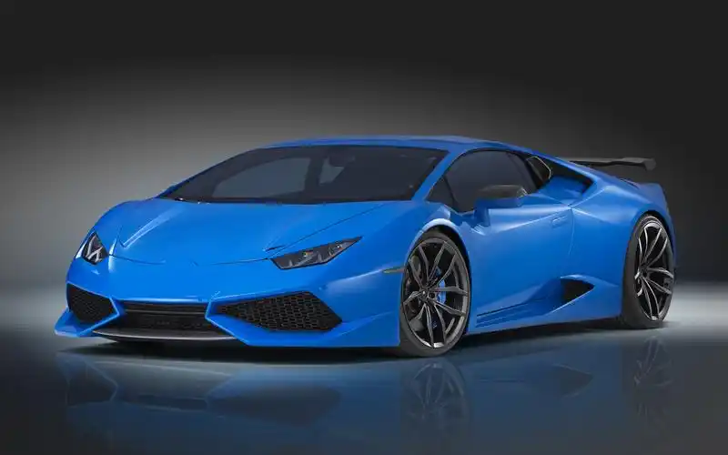 兰博基尼图片蓝色小牛huracan高清桌面壁纸下载