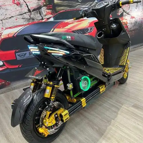 改装版电摩  战速     三阳鬼火     复古