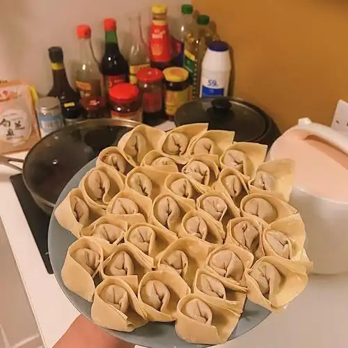 包个元宝云吞过冬至啦