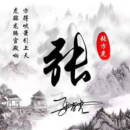 带有姓氏的男生头像图片