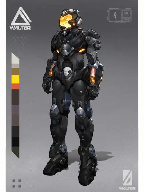 引力喷射型装甲科幻装甲设定