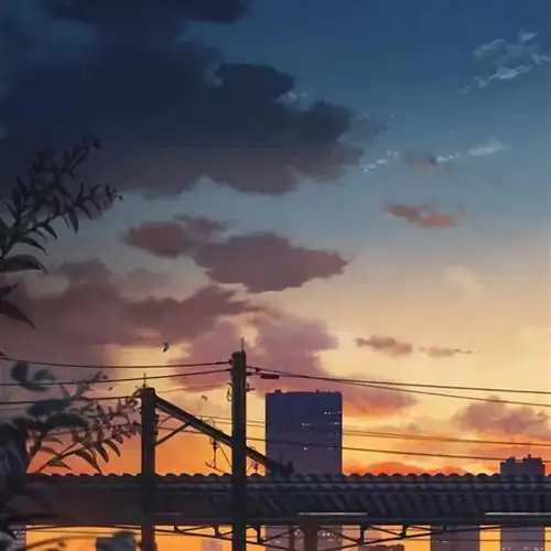 动漫风景头像如此美的景色你怎么可能不喜欢呢