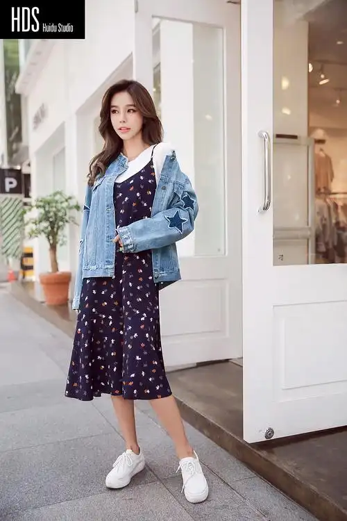 韩国模特韩风女装春夏装街景拍摄