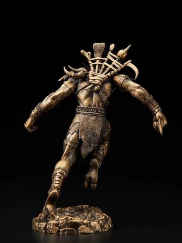 暗影猎手铁拳匠造出品暗矛巨魔沃金全身像魔兽系列青铜精工