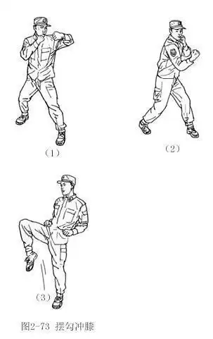 军体拳漫画简笔画16个动作