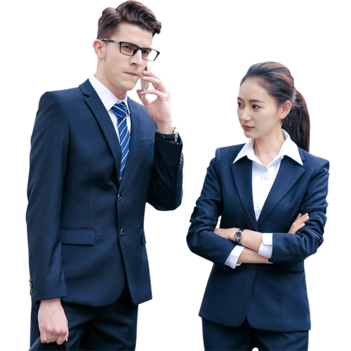 西服职业套装男女同款三件套秋季修身型工作服商务正装加大码西装